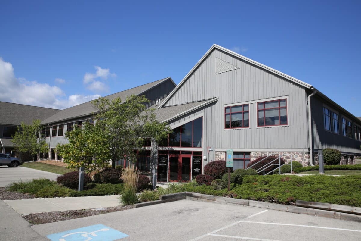 Exterior view of the Innova Dental lab facility and office building, the premier destination for dental crowns, veneers, and aesthetic restorations.